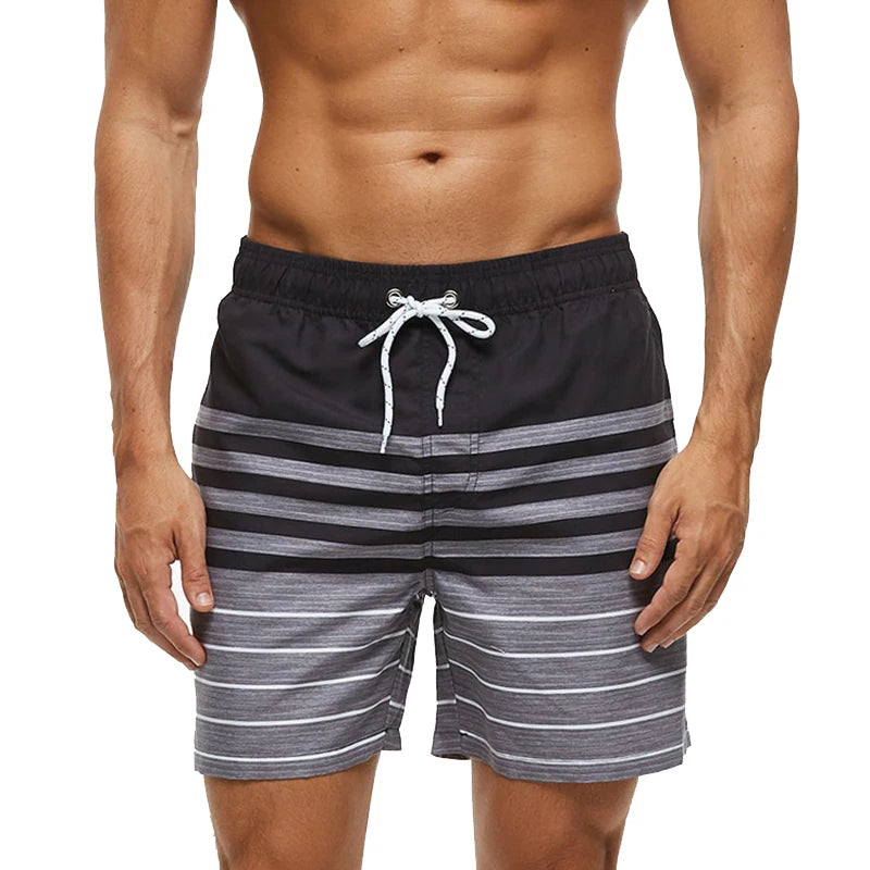 Short Deportivo de Verano para Hombre | Estampado Camuflaje o Rayas, con Bolsillos - Ideal para Playa, Entreno o Casual