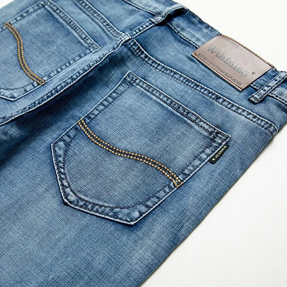 Short Vaquero de Verano para Hombre | Corte Recto y Elástico - Estilo Casual Azul Denim