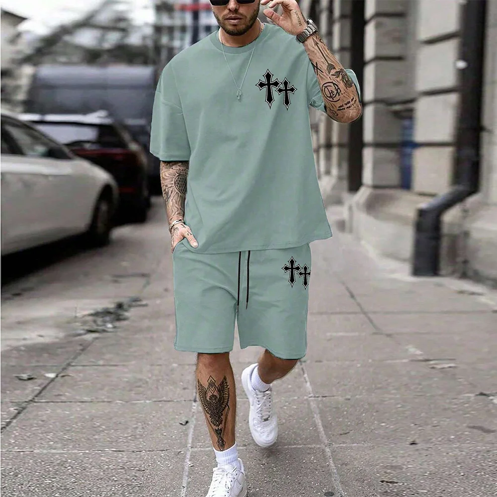 Conjunto Casual Oversize para Hombre 🧍♂️🩳 | Ligero, Cómodo y con Estilo