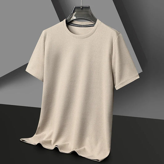 Camiseta de Verano para Hombre | Cuello Redondo, Manga Corta y Tejido Transpirable - Estilo Casual