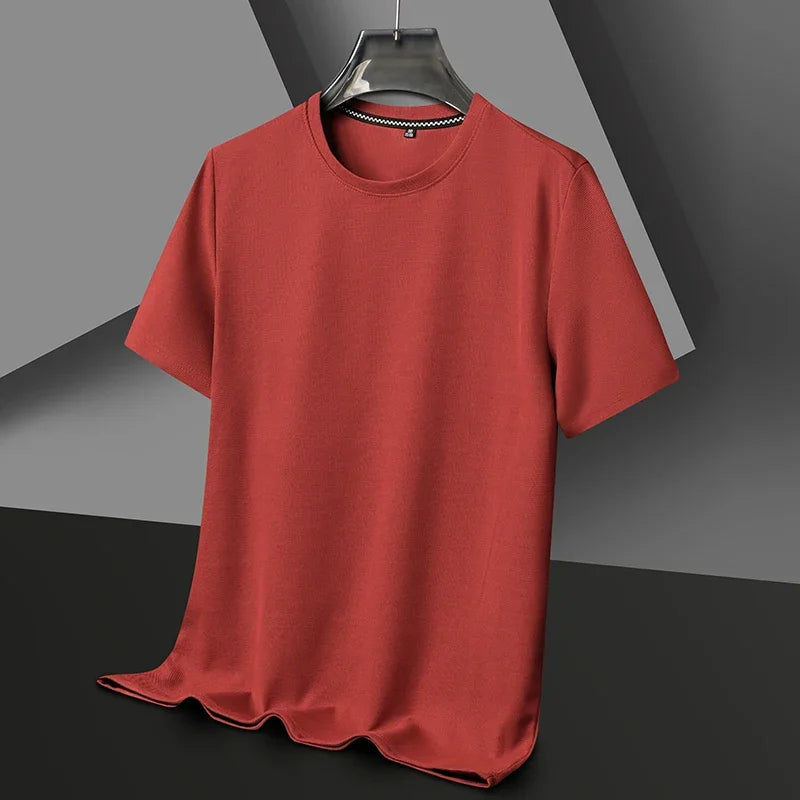 Camiseta de Verano para Hombre | Cuello Redondo, Manga Corta y Tejido Transpirable - Estilo Casual